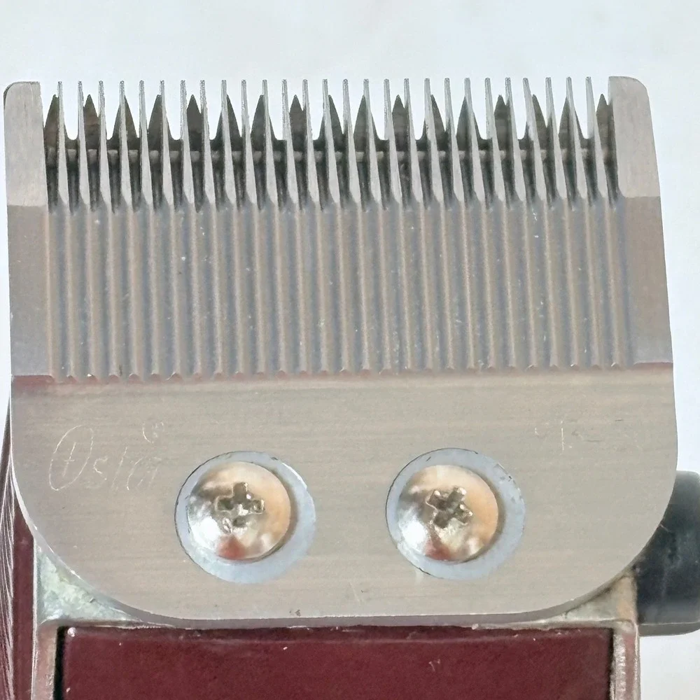 Oster Fast Feed Adjustable Pivot Motor Clipper Burgundy Made in USA 23-51F